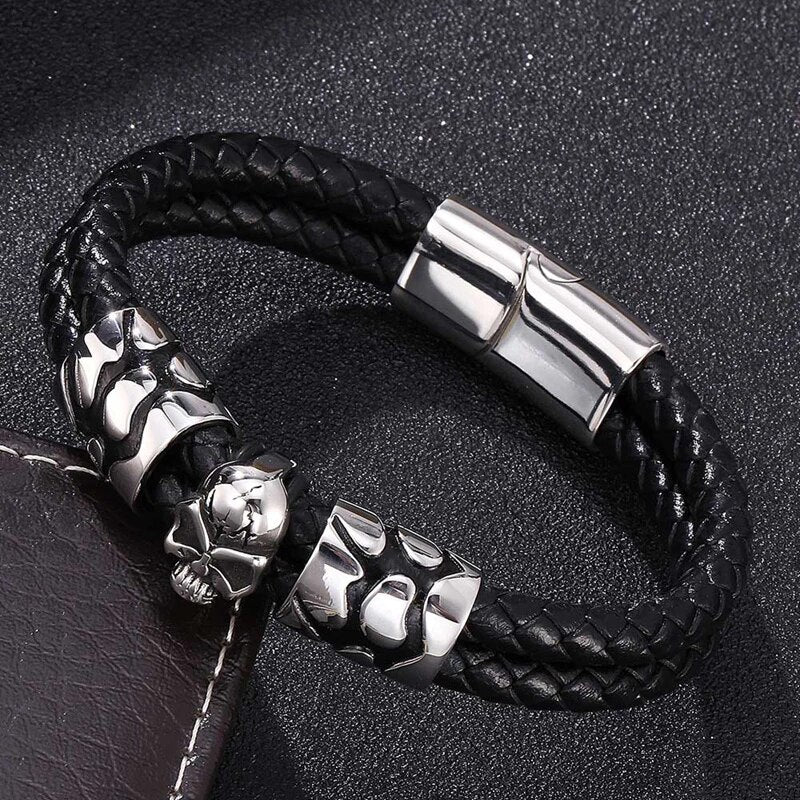 Skeleton Leather Black